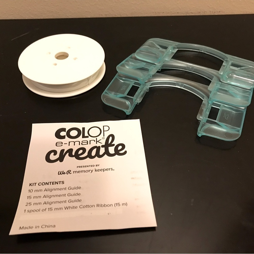 Colop e-mark create Ribbon Alignment Guide.